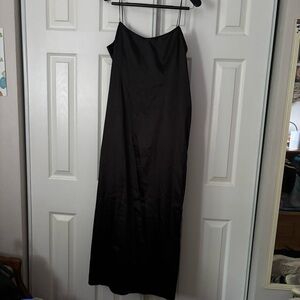 Teri Jon Classic Black Maxi Skirt